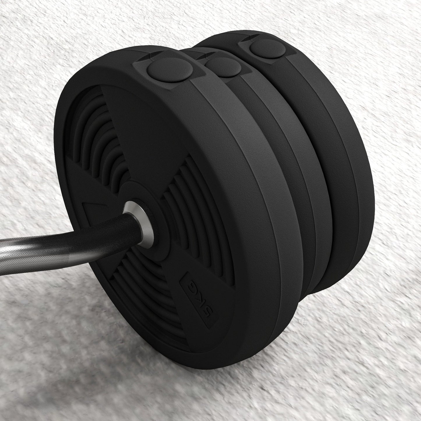 25kg Barbell Set, Adjustable Weights with Curl Bar and Non-slip Handle, for Women and Men Weight Lifting Training by SPORTNOW-6