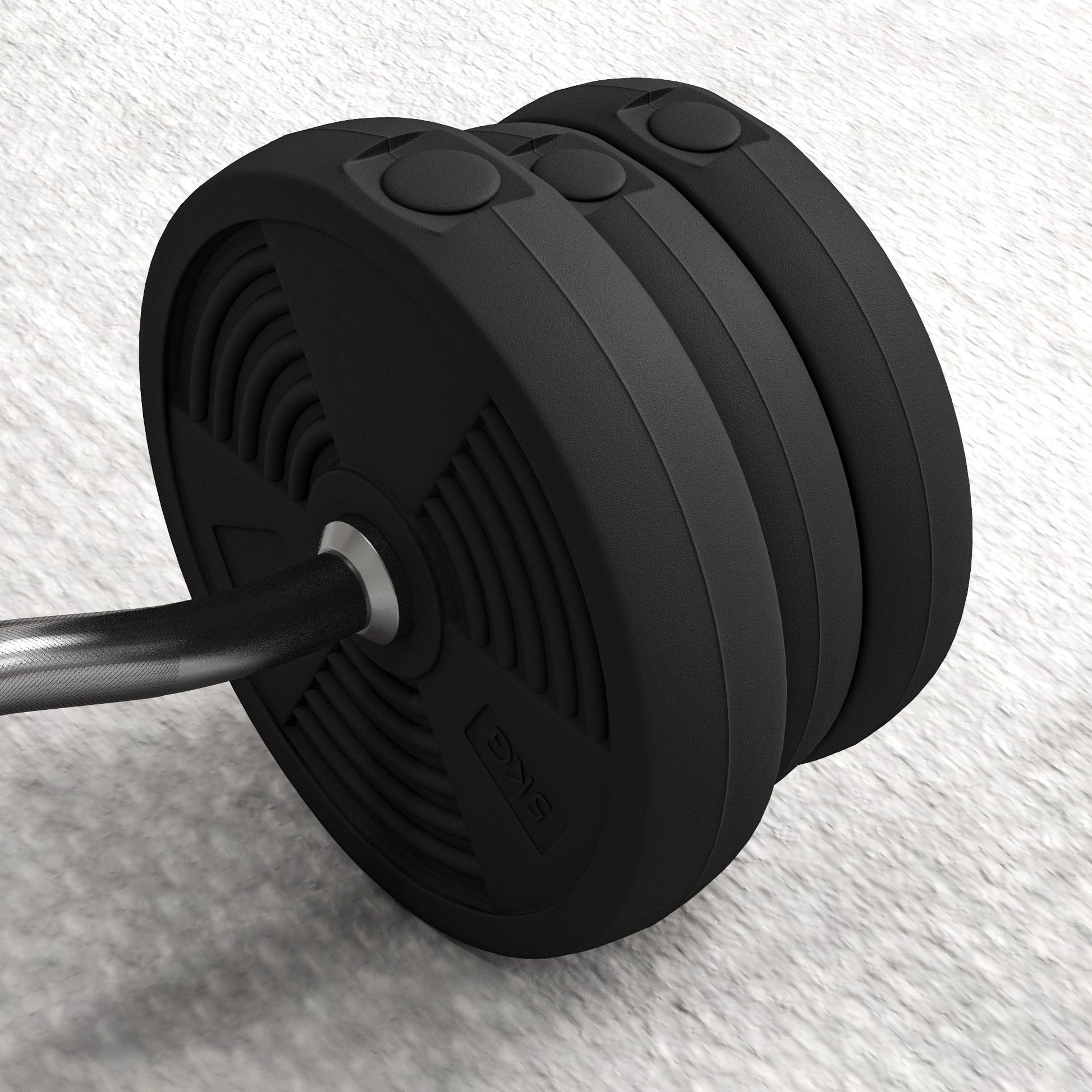 25kg Barbell Set, Adjustable Weights with Curl Bar and Non-slip Handle, for Women and Men Weight Lifting Training by SPORTNOW-6