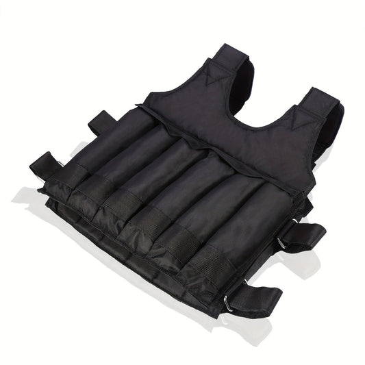 Adjustable 50kg Weighted Vest for Fitness Training(Weights not included)-0
